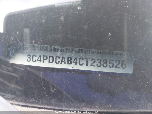Продаж на аукціоні авто 2012 Dodge Journey Se, vin: 3C4PDCAB4CT238526, номер лоту: 12644759