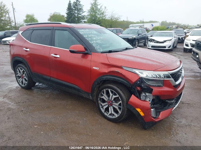 2022 Kia Seltos Sx Turbo W/black Interior/sx Turbo W/burgundy Interior მანქანა იყიდება აუქციონზე, vin: KNDETCA21N7345227, აუქციონის ნომერი: 12631647