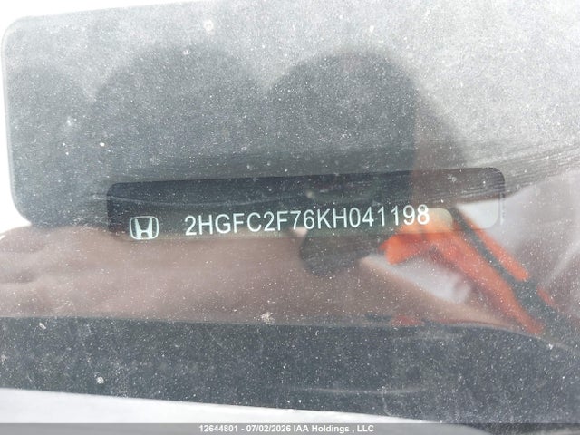 Honda CIVIC EX 2019 2HGFC2F76KH041198 Image 9
