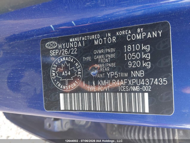 KMHLR4AFXPU437435 Hyundai Elantra N Line Unlimited Dct