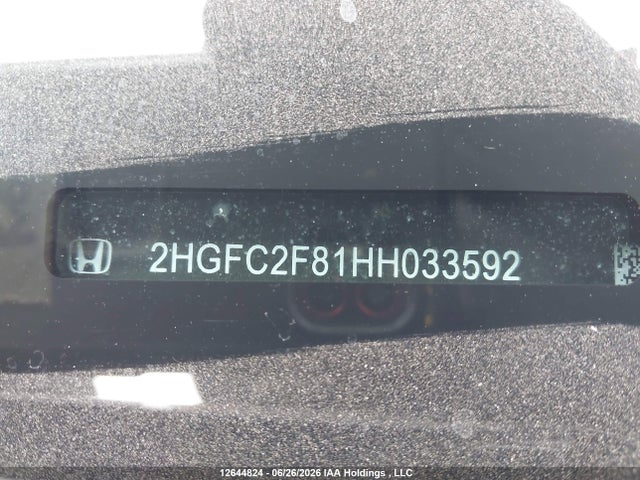 2017 Honda Civic Ex მანქანა იყიდება აუქციონზე, vin: 2HGFC2F81HH033592, აუქციონის ნომერი: 12644824