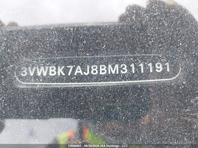 Продаж на аукціоні авто 2011 Volkswagen Jetta Se, vin: 3VWBK7AJ8BM311191, номер лоту: 12644882