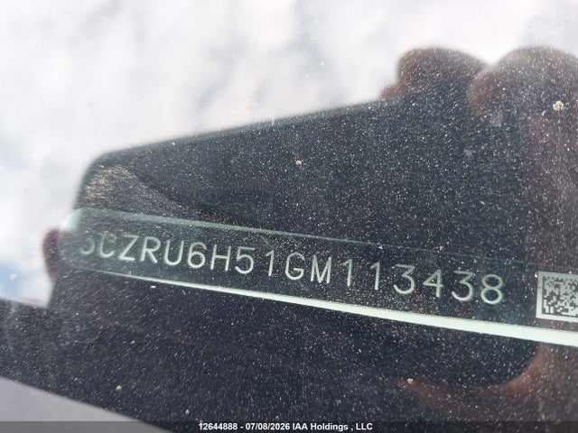 2016 Honda Hr-v Ex მანქანა იყიდება აუქციონზე, vin: 3CZRU6H51GM113438, აუქციონის ნომერი: 12644888