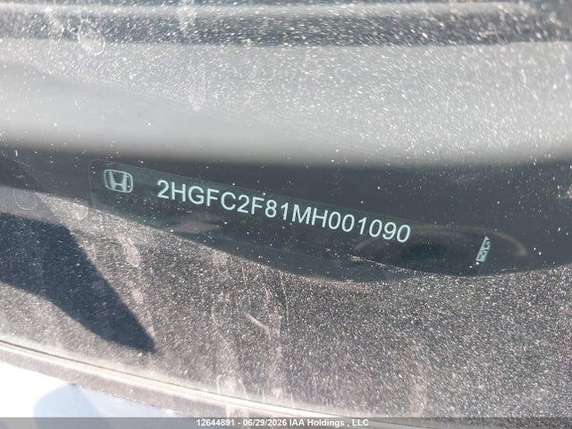 Aukcja sprzedaży 2021 Honda Civic Sport, vin: 2HGFC2F81MH001090, numer aukcji: 12644891