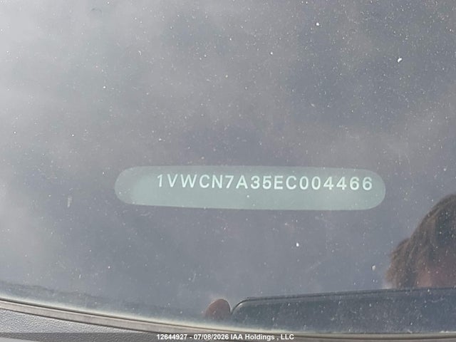 Aukcja sprzedaży 2014 Volkswagen Passat Sel, vin: 1VWCN7A35EC004466, numer aukcji: 12644927