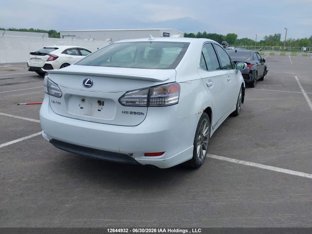 12644932 :رقم المزاد ، JTHBB1BA6A2013273 vin ، 2010 Lexus Hs 250h مزاد بيع