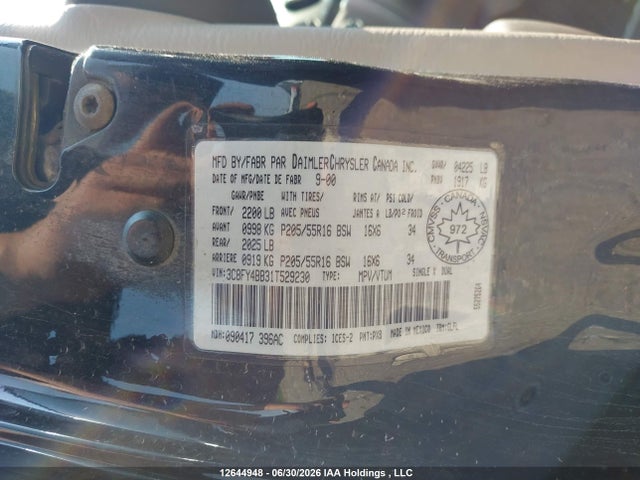 Aukcja sprzedaży 2001 Chrysler Pt Cruiser, vin: 3C8FY4BB31T529230, numer aukcji: 12644948