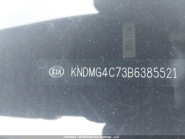 Aukcja sprzedaży 2011 Kia Sedona Lx/lx Convenience, vin: KNDMG4C73B6385521, numer aukcji: 12644952
