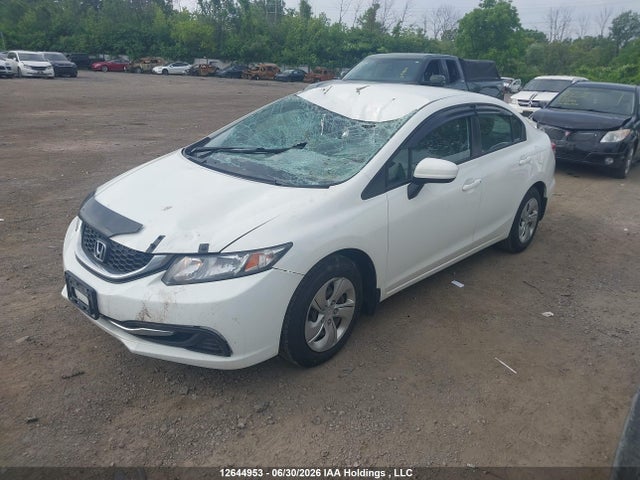 Honda Civic Lx 2014 2HGFB2F4XEH046918 Image 2