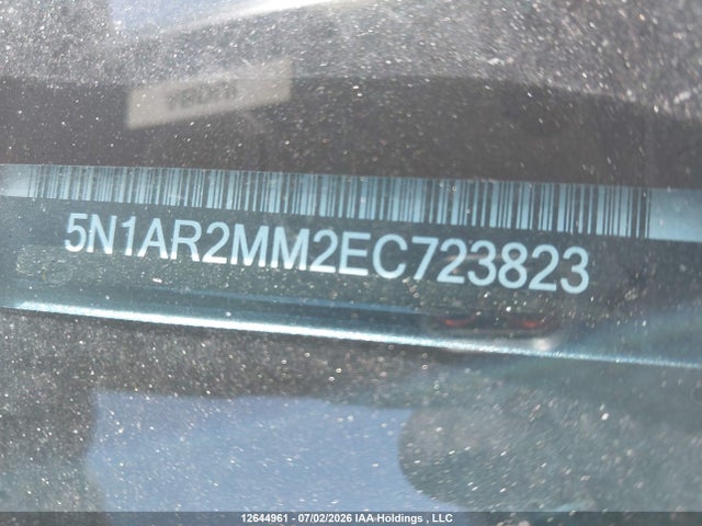 2014 Nissan Pathfinder S/sv/sl/platinum მანქანა იყიდება აუქციონზე, vin: 5N1AR2MM2EC723823, აუქციონის ნომერი: 12644961