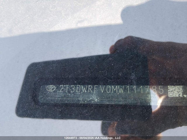 Aukcja sprzedaży 2021 Toyota Rav4 Limited, vin: 2T3DWRFV0MW111785, numer aukcji: 12644973