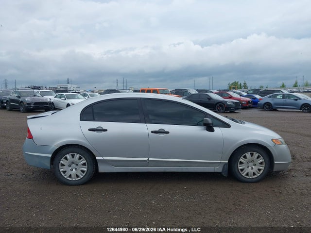 2008 Honda Civic Dx მანქანა იყიდება აუქციონზე, vin: 2HGFA16228H106318, აუქციონის ნომერი: 12644980