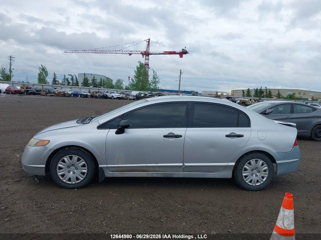 2008 Honda Civic Dx მანქანა იყიდება აუქციონზე, vin: 2HGFA16228H106318, აუქციონის ნომერი: 12644980