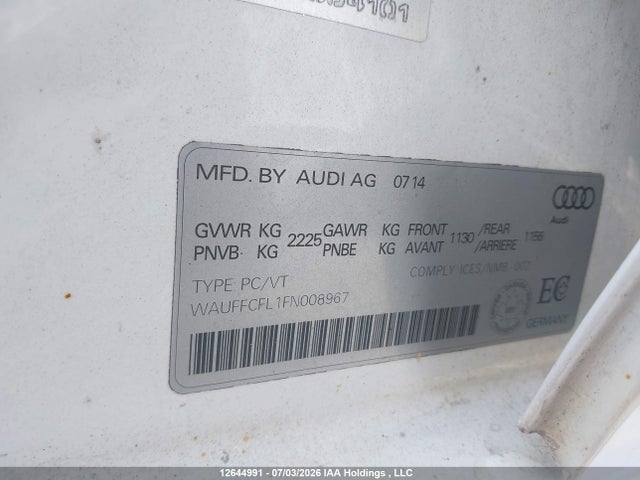 Audi A4 2015 WAUFFCFL1FN008967 Image 22