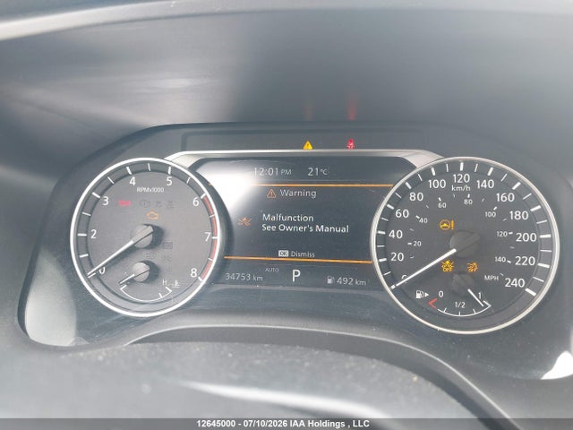 12645000 :رقم المزاد ، JN8BT3BB8SW163628 vin ، 2025 Nissan Rogue Sv/rock Creek مزاد بيع