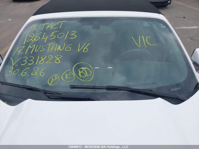 Продажа на аукционе авто 2017 Ford Mustang V6, vin: 1FATP8EM9H5331828, номер лота: 12645013