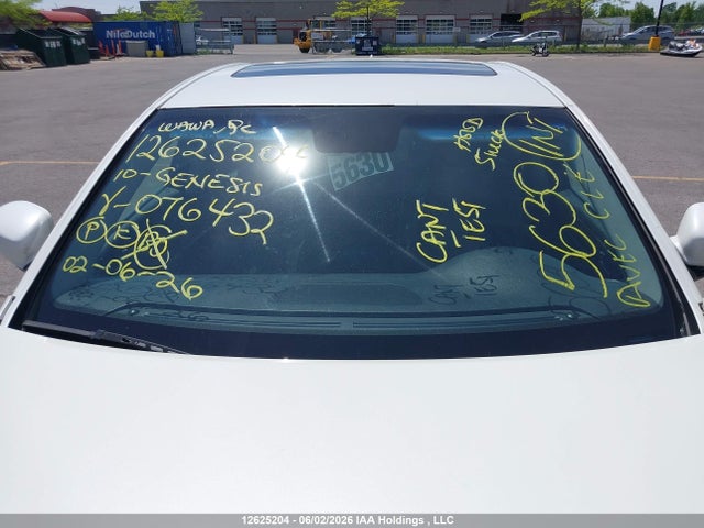 2010 Hyundai Genesis 3.8 Premium მანქანა იყიდება აუქციონზე, vin: KMHGC4DEXAU076432, აუქციონის ნომერი: 12625204