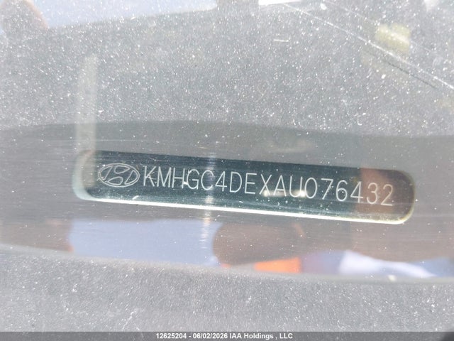 2010 Hyundai Genesis 3.8 Premium მანქანა იყიდება აუქციონზე, vin: KMHGC4DEXAU076432, აუქციონის ნომერი: 12625204
