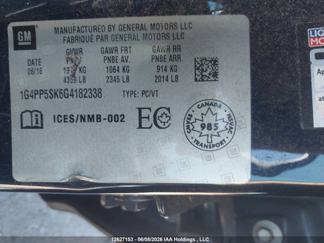 Buick Verano 2016 1G4PP5SK6G4182338 Image 20