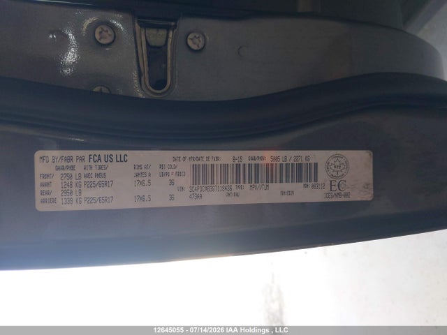 Dodge Journey 2016 3C4PDCAB3GT119436 Image 9