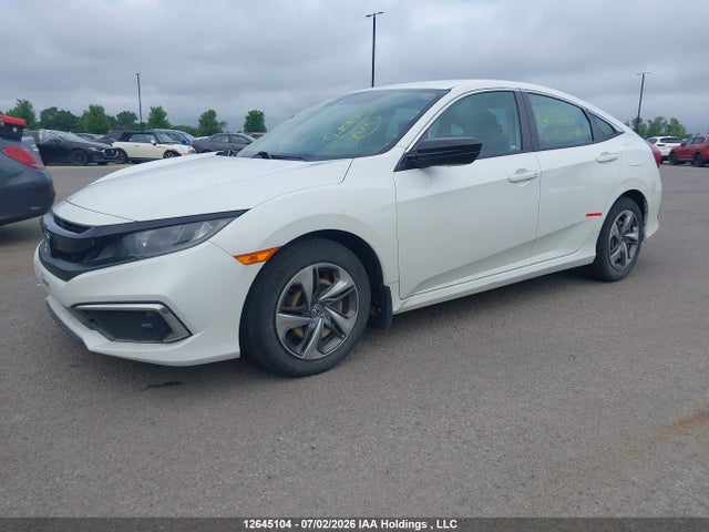 2019 Honda Civic Dx მანქანა იყიდება აუქციონზე, vin: 2HGFC2E23KH023196, აუქციონის ნომერი: 12645104