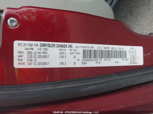 Aukcja sprzedaży 2014 Dodge Grand Caravan Se/sxt, vin: 2C4RDGBG4ER191059, numer aukcji: 12645146