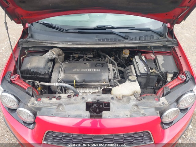 2013 Chevrolet Sonic Lt Auto მანქანა იყიდება აუქციონზე, vin: 1G1JC6EH9D4223335, აუქციონის ნომერი: 12645218