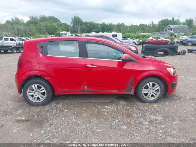 2013 Chevrolet Sonic Lt Auto მანქანა იყიდება აუქციონზე, vin: 1G1JC6EH9D4223335, აუქციონის ნომერი: 12645218