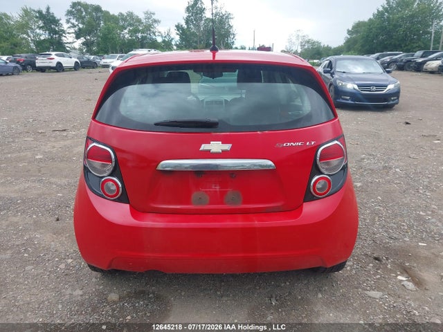 2013 Chevrolet Sonic Lt Auto მანქანა იყიდება აუქციონზე, vin: 1G1JC6EH9D4223335, აუქციონის ნომერი: 12645218