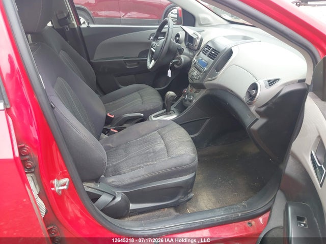 2013 Chevrolet Sonic Lt Auto მანქანა იყიდება აუქციონზე, vin: 1G1JC6EH9D4223335, აუქციონის ნომერი: 12645218
