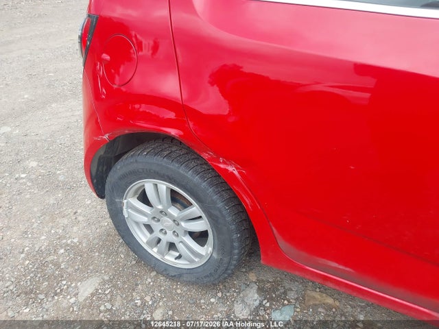 2013 Chevrolet Sonic Lt Auto მანქანა იყიდება აუქციონზე, vin: 1G1JC6EH9D4223335, აუქციონის ნომერი: 12645218
