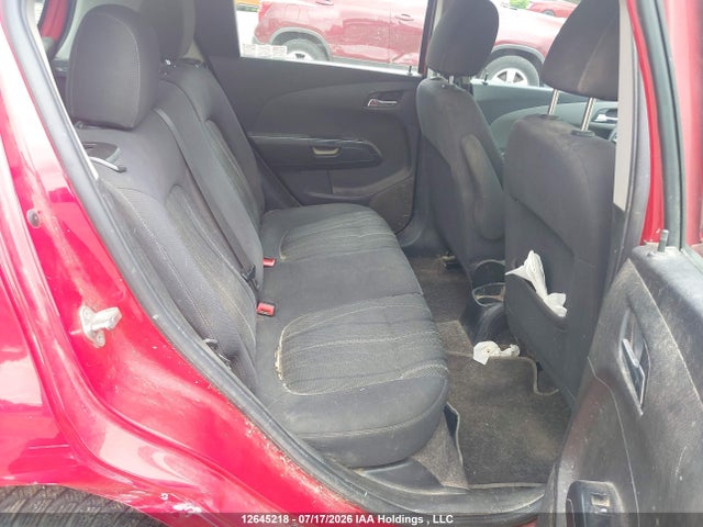 2013 Chevrolet Sonic Lt Auto მანქანა იყიდება აუქციონზე, vin: 1G1JC6EH9D4223335, აუქციონის ნომერი: 12645218