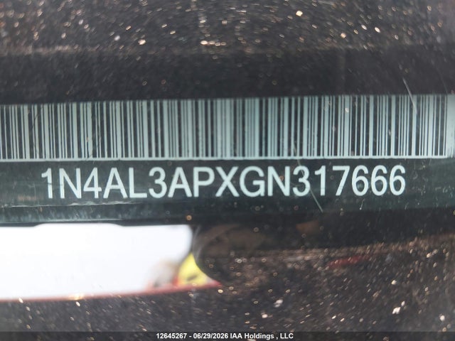 Продажа на аукционе авто 2016 Nissan Altima 2.5/s/sv/sl/sr, vin: 1N4AL3APXGN317666, номер лота: 12645267
