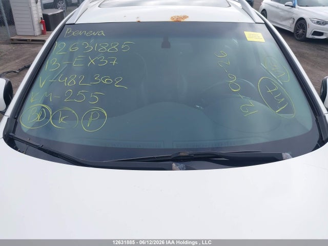 12631885 :رقم المزاد ، JN1BJ0HR5DM482362 vin ، 2013 Infiniti Ex37 Luxury مزاد بيع