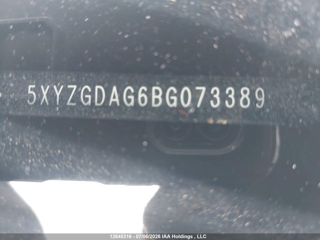 2011 Hyundai Santa Fe Gls მანქანა იყიდება აუქციონზე, vin: 5XYZGDAG6BG073389, აუქციონის ნომერი: 12645316