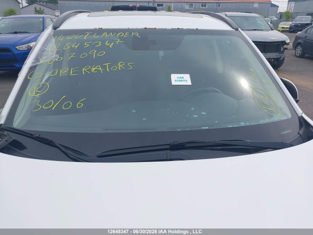 Aukcja sprzedaży 2014 Mitsubishi Outlander Gt, vin: JA4JZ4AX0EZ607090, numer aukcji: 12645347
