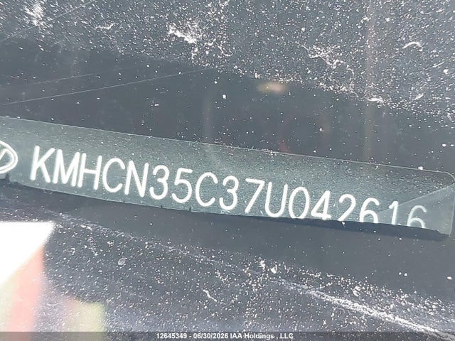 2007 Hyundai Accent Gs მანქანა იყიდება აუქციონზე, vin: KMHCN35C37U042616, აუქციონის ნომერი: 12645349