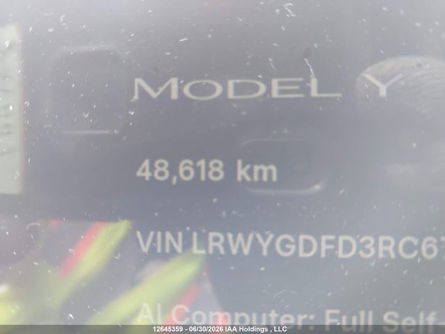 Tesla Model Y Long Range/rwd 2024 LRWYGDFD3RC673048 Image 14