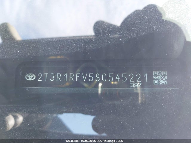 2025 Toyota Rav4 Xle/xle Premium მანქანა იყიდება აუქციონზე, vin: 2T3R1RFV5SC545221, აუქციონის ნომერი: 12645388