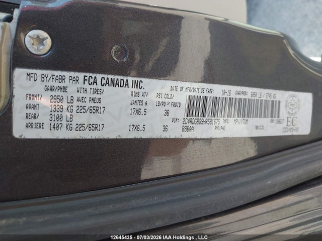 Dodge Grand Caravan Se 2017 2C4RDGBG9HR581675 Image 19