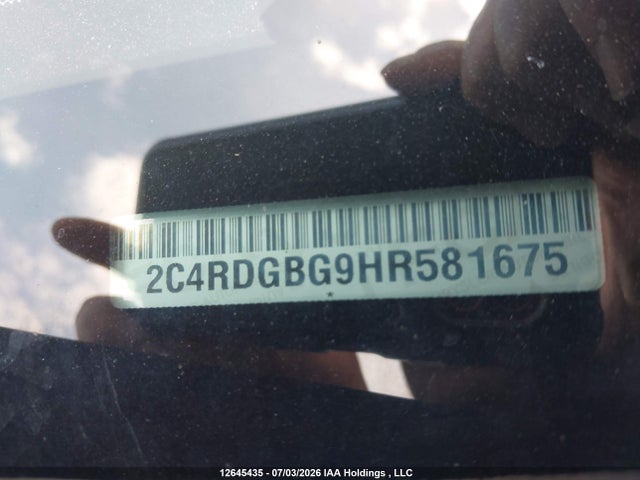 Dodge Grand Caravan Se 2017 2C4RDGBG9HR581675 Image 9