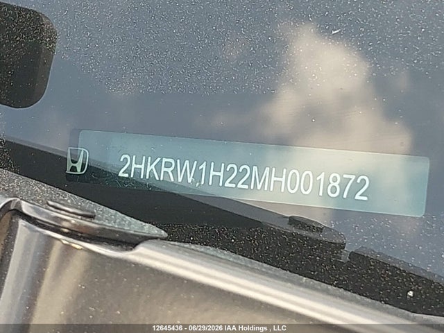 Продажа на аукционе авто 2021 Honda Cr-v Lx, vin: 2HKRW1H22MH001872, номер лота: 12645436