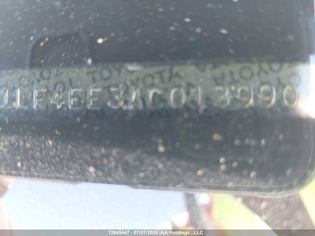 2010 Toyota Matrix მანქანა იყიდება აუქციონზე, vin: 2T1LE4EE3AC013990, აუქციონის ნომერი: 12645447