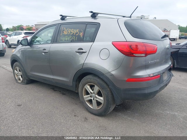 12645452 :رقم المزاد ، KNDPBCAC3F7671391 vin ، 2015 Kia Sportage Lx مزاد بيع