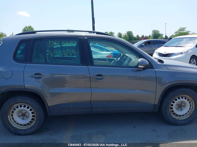 12645453 :رقم المزاد ، WVGJV7AX7FW502659 vin ، 2015 Volkswagen Tiguan Comfortline/highline/special Edition/trendline مزاد بيع
