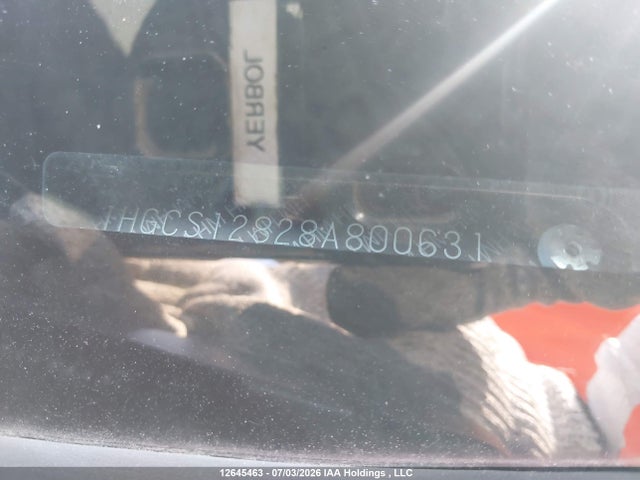 2008 Honda Accord მანქანა იყიდება აუქციონზე, vin: 1HGCS12828A800631, აუქციონის ნომერი: 12645463