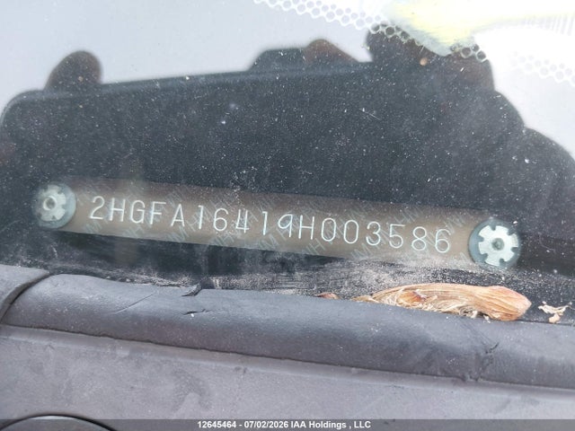 Продаж на аукціоні авто 2009 Honda Civic, vin: 2HGFA16419H003586, номер лоту: 12645464