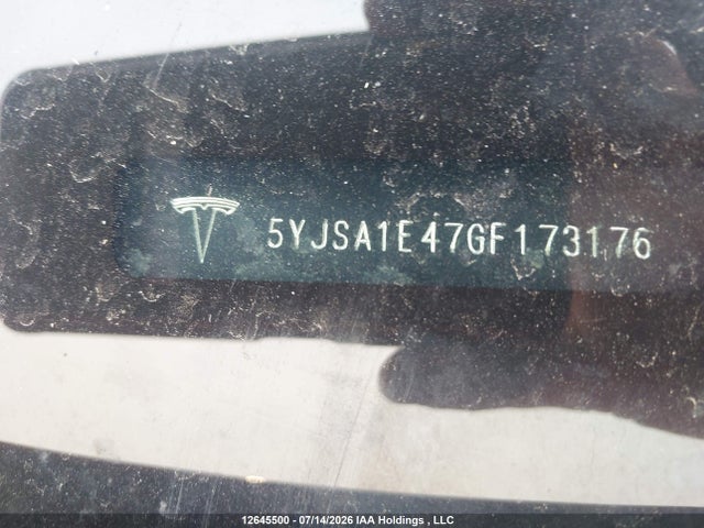 Tesla MODEL S 2016 5YJSA1E47GF173176 Image 9