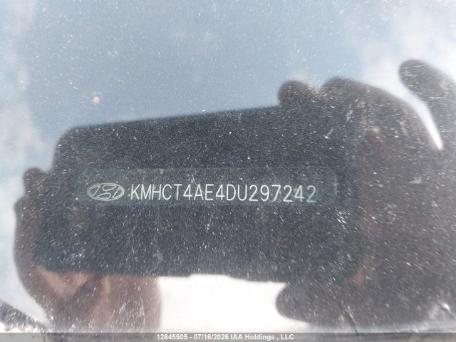12645505 :رقم المزاد ، KMHCT4AE4DU297242 vin ، 2013 Hyundai Accent Gls/gs مزاد بيع