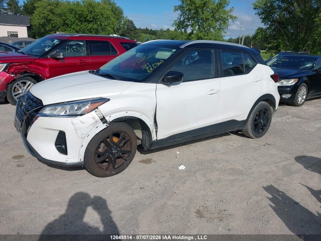12645514 :رقم المزاد ، 3N1CP5CV5NL493247 vin ، 2022 Nissan Kicks Sv مزاد بيع